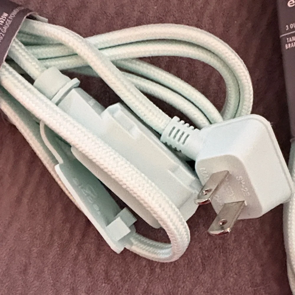 Complete Home Mint Green Extension Cord 2 pack!